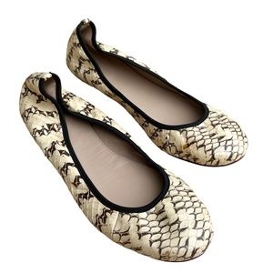 NEW!! J CREW Lula Snakeskin Ballet Flats 7.5